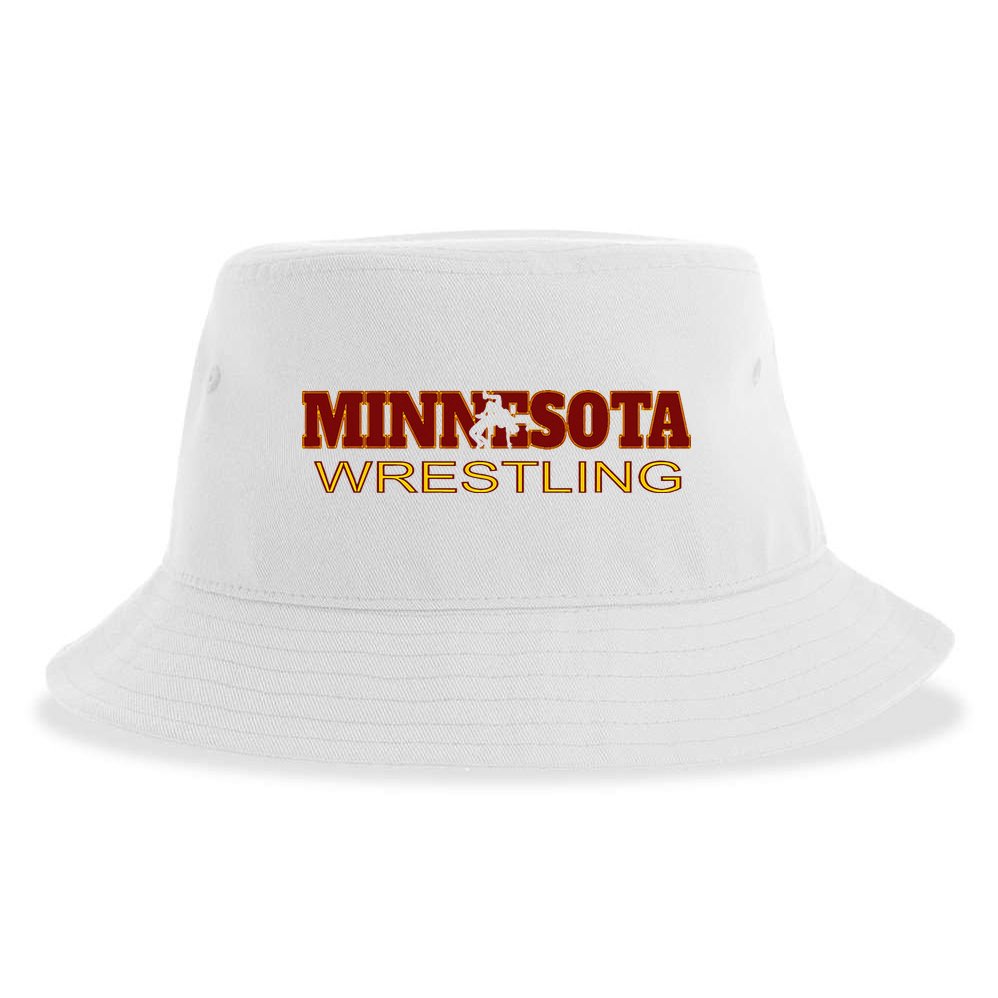 Minnesota Wrestling Freestyle Wrestler State Pride Mn Sustainable Bucket Hat