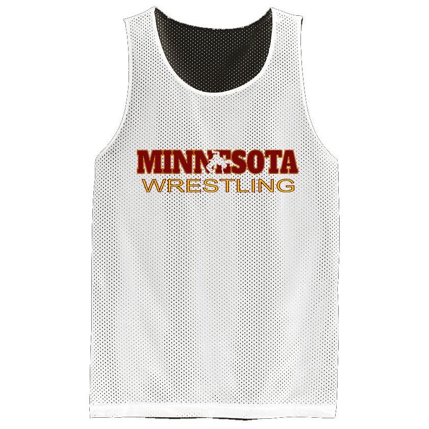 Minnesota Wrestling Freestyle Wrestler State Pride Mn Mesh Reversible Basketball Jersey Tank