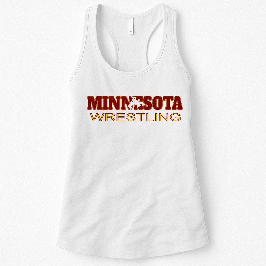Minnesota Wrestling Freestyle Wrestler State Pride Mn Womens Tank Top