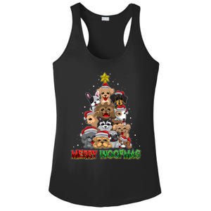 Merry Woofmas Gift Merry Christmas For Dog Lovers Great Gift Ladies PosiCharge Competitor Racerback Tank