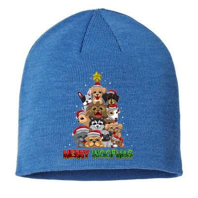 Merry Woofmas Gift Merry Christmas For Dog Lovers Great Gift Sustainable Beanie