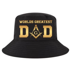 Masonic Worlds Greatest Dad Fathers Day Gift Freemason Gift Cool Comfort Performance Bucket Hat