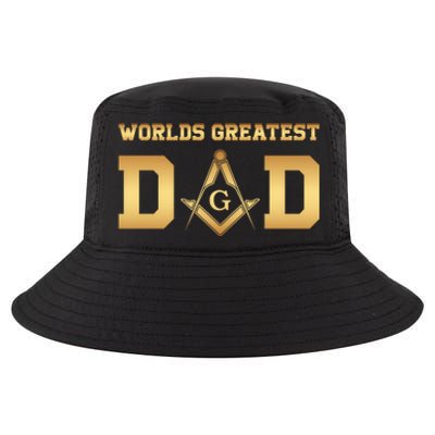 Masonic Worlds Greatest Dad Fathers Day Gift Freemason Gift Cool Comfort Performance Bucket Hat