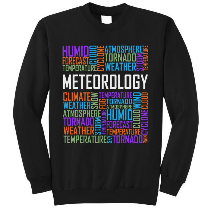 Meteorology Words Gifts Weather Forecast Meteorologist Gift Sweatshirt