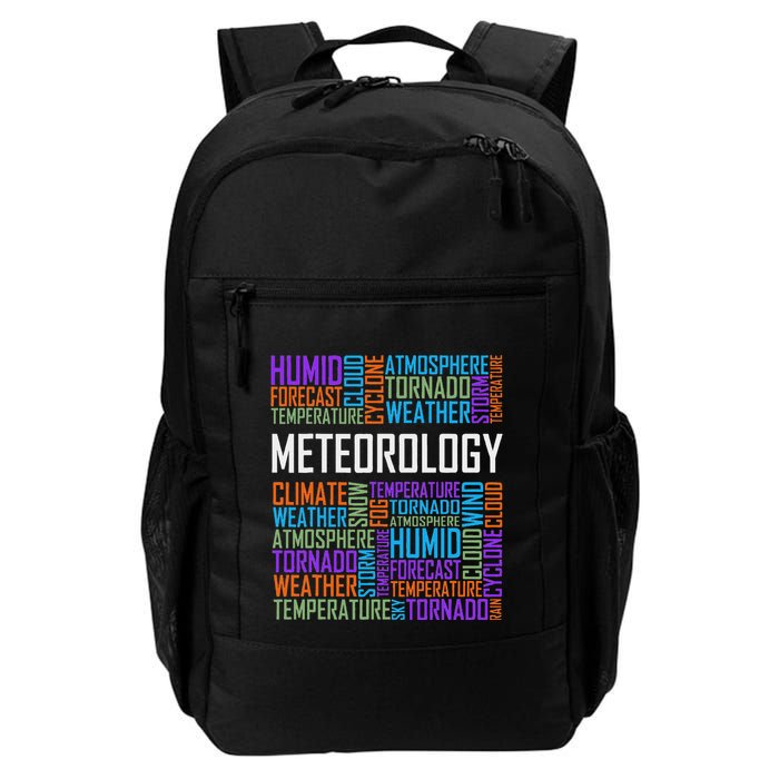 Meteorology Words Gifts Weather Forecast Meteorologist Gift Backpack