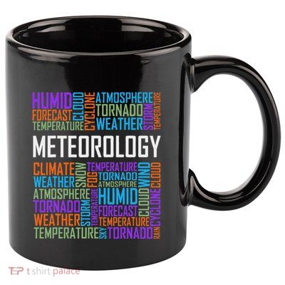 Meteorology Words Gifts Weather Forecast Meteorologist Gift 11oz C Handle Ceramic Mug