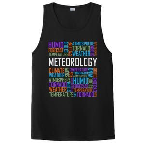 Meteorology Words Gifts Weather Forecast Meteorologist Gift PosiCharge Competitor Tank