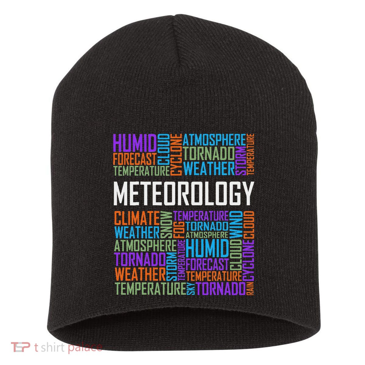 Meteorology Words Gifts Weather Forecast Meteorologist Gift Short Acrylic Beanie