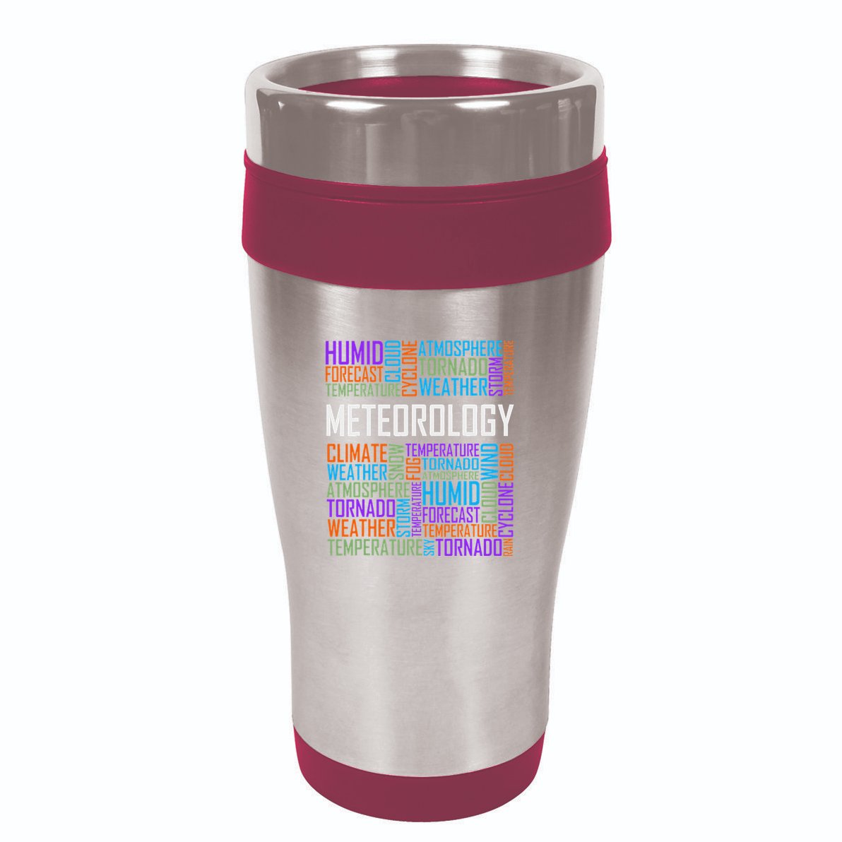 Meteorology Words Gifts Weather Forecast Meteorologist Gift 16oz Travel Tumbler