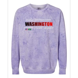 Make Washington Great Again Colorblast Crewneck Sweatshirt