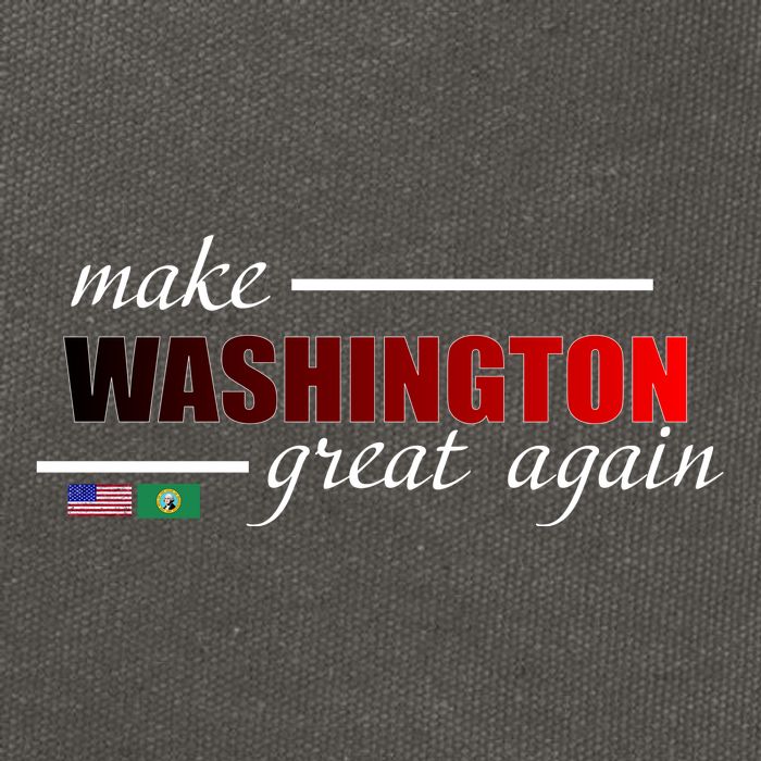 Make Washington Great Again Cotton Canvas Backpack