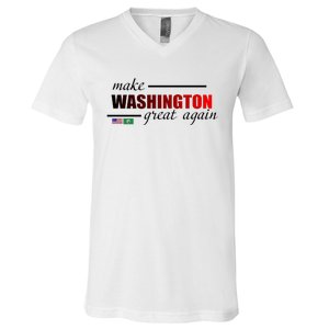 Make Washington Great Again V-Neck T-Shirt