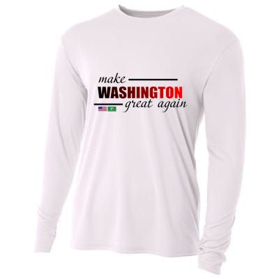 Make Washington Great Again Cooling Performance Long Sleeve Crew