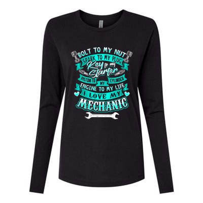 Mechanics Wife Gift Friend Auto Diesel Mechanic Gift Womens Cotton Relaxed Long Sleeve T-Shirt