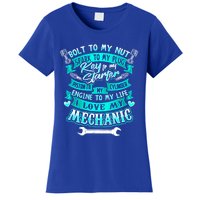 Mechanics Wife Gift Friend Auto Diesel Mechanic Gift Women's T-Shirt