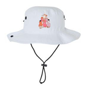 Men Women Groovy Ghost Nicu Boo Crew Halloween Cute Boo Gift Legacy Cool Fit Booney Bucket Hat