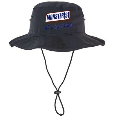 Monsters WeRe Good People! Funny Candy Chocolate Bar Gift Legacy Cool Fit Booney Bucket Hat