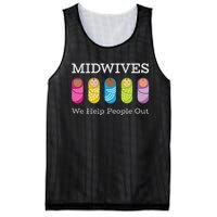 Midwives We Help People Out Mesh Reversible Basketball Jersey Tank