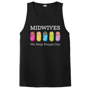 Midwives We Help People Out PosiCharge Competitor Tank