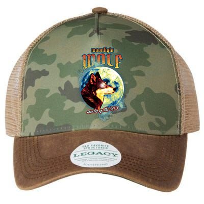 Moonlight Wolf Howler Of The 90s Legacy Tie Dye Trucker Hat