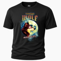 Moonlight Wolf Howler Of The 90s Cooling Performance Crew T-Shirt