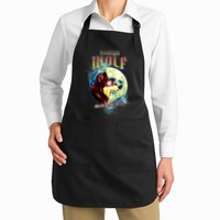 Moonlight Wolf Howler Of The 90s Apron