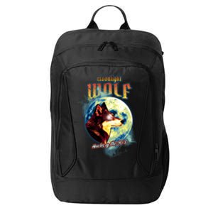 Moonlight Wolf Howler Of The 90s City Backpack