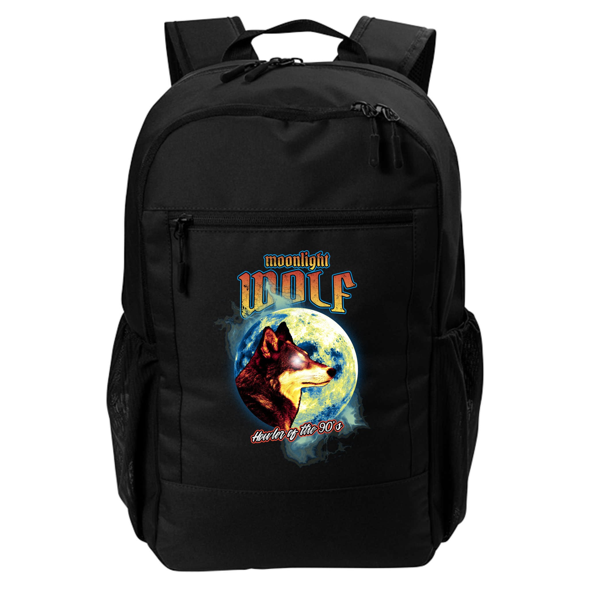Moonlight Wolf Howler Of The 90s Backpack
