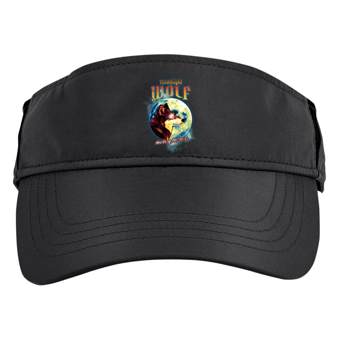 Moonlight Wolf Howler Of The 90s Adult Drive Performance Visor