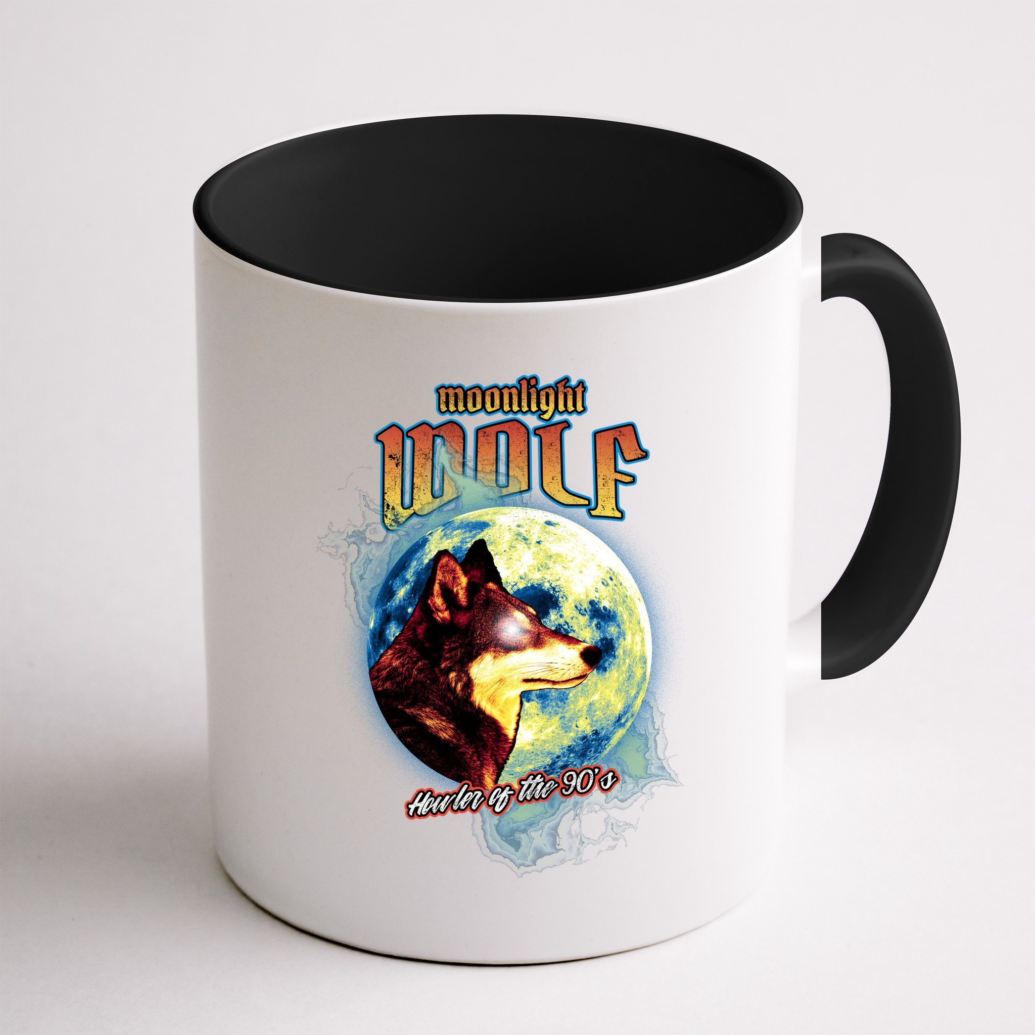 Moonlight Wolf Howler Of The 90s Mug