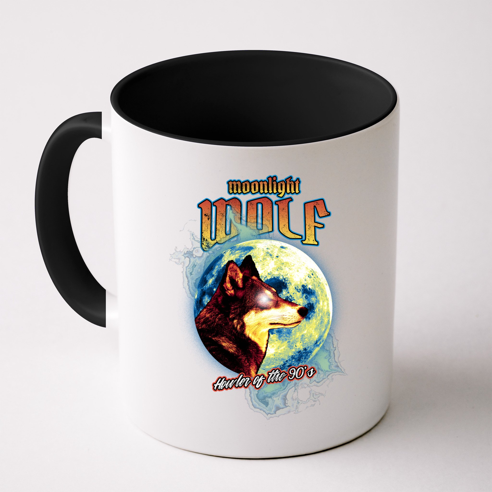 Moonlight Wolf Howler Of The 90s Mug