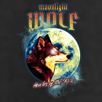 Moonlight Wolf Howler Of The 90s Trucker Hat