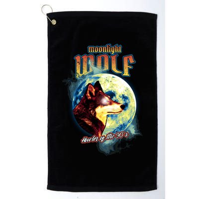 Moonlight Wolf Howler Of The 90s Golf Towel
