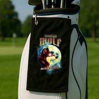 Moonlight Wolf Howler Of The 90s Golf Towel