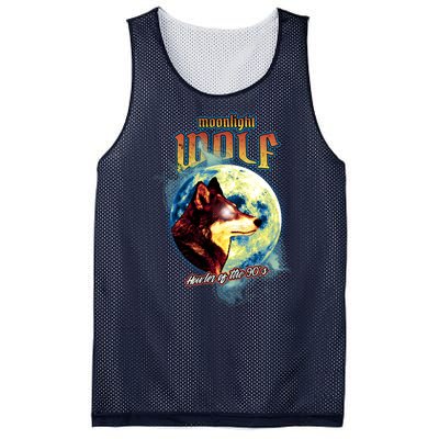 Moonlight Wolf Howler Of The 90s Mesh Reversible Basketball Jersey Tank