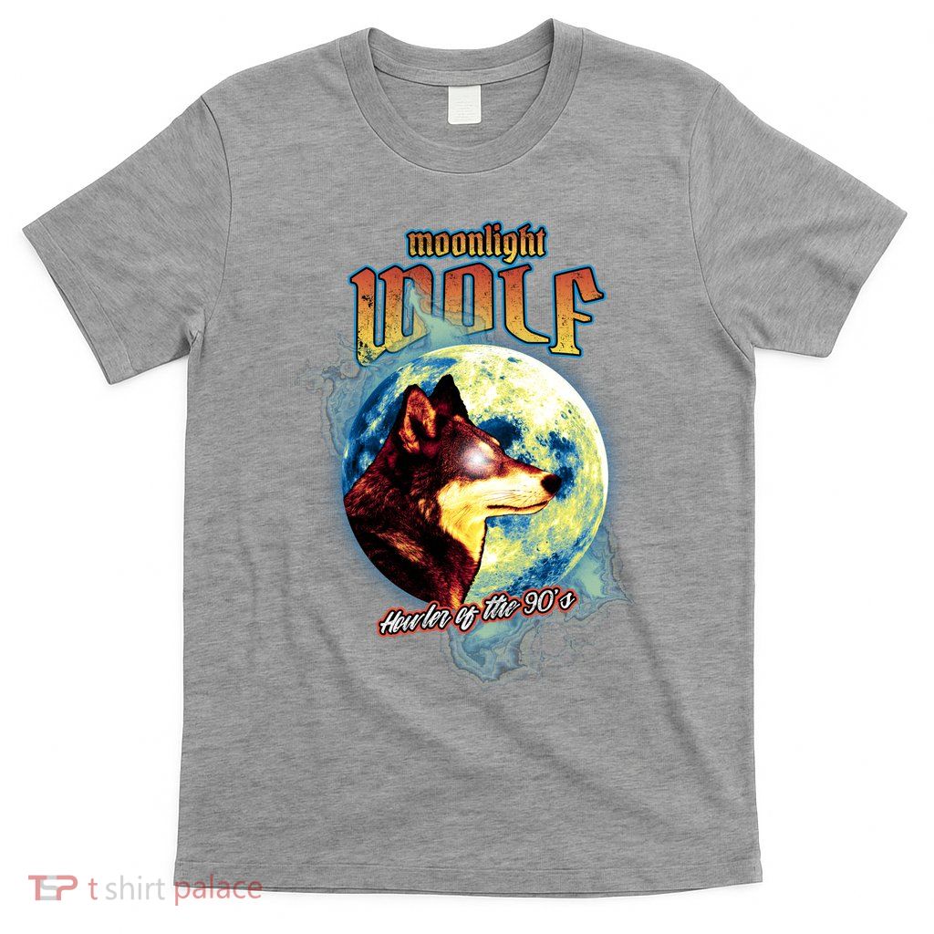 Moonlight Wolf Howler Of The 90s T-Shirt