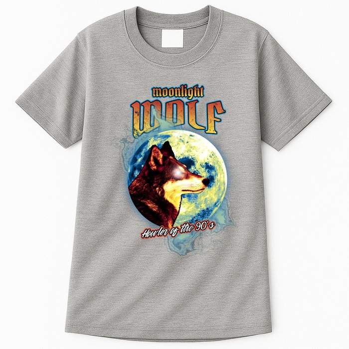 Moonlight Wolf Howler Of The 90s Tall T-Shirt