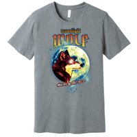 Moonlight Wolf Howler Of The 90s Premium T-Shirt