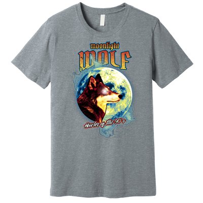 Moonlight Wolf Howler Of The 90s Premium T-Shirt