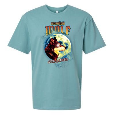 Moonlight Wolf Howler Of The 90s Sueded Cloud Jersey T-Shirt