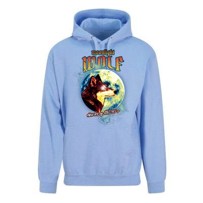 Moonlight Wolf Howler Of The 90s Unisex Surf Hoodie