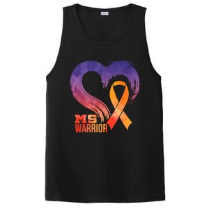 Ms Warrior Heart Multiple Sclerosis Awareness Month Gift PosiCharge Competitor Tank