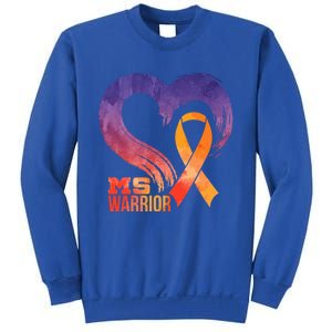 Ms Warrior Heart Multiple Sclerosis Awareness Month Gift Sweatshirt