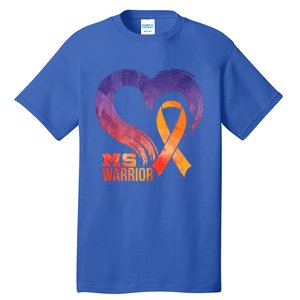 Ms Warrior Heart Multiple Sclerosis Awareness Month Gift Tall T-Shirt