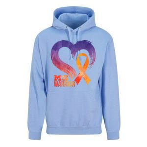 Ms Warrior Heart Multiple Sclerosis Awareness Month Gift Unisex Surf Hoodie