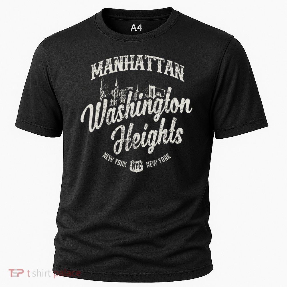 Manhattan Washington Heights New York Cooling Performance Crew T-Shirt