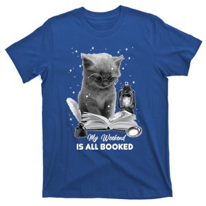 My Weekend Is All Booked Summer Reading Bookaholic Bookish Funny Gift T-Shirt