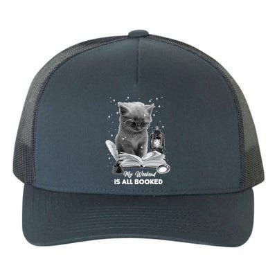 My Weekend Is All Booked Summer Reading Bookaholic Bookish Funny Gift Yupoong Adult 5-Panel Trucker Hat