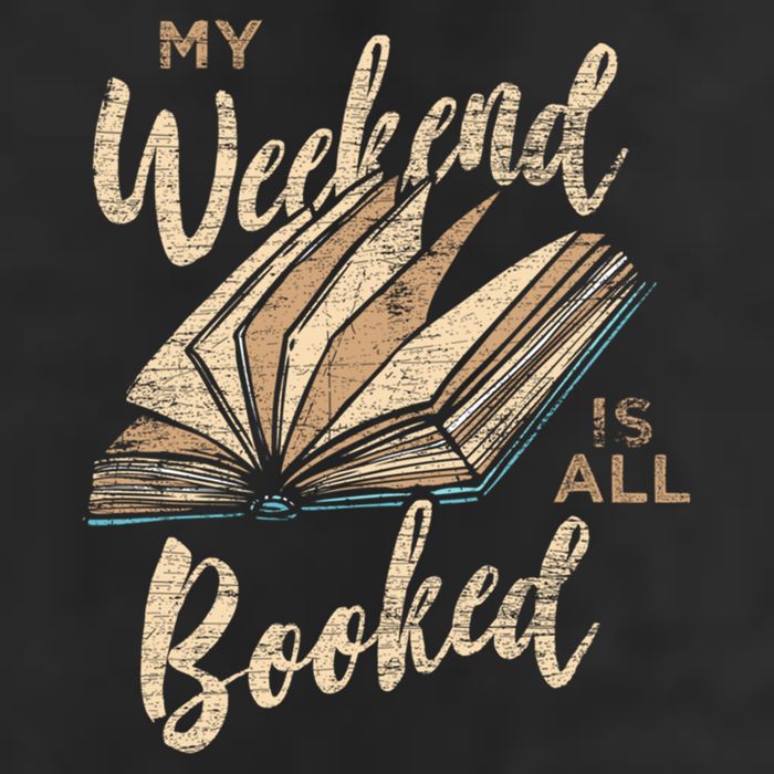 My Weekend Is All Booked Bookworm Reading Books Funny Gift Adult Drive Performance Visor