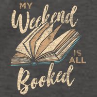 My Weekend Is All Booked Bookworm Reading Books Funny Gift Vector Backpack